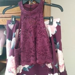 Two piece dress